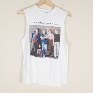 The Breakfast Club White Tank Shirt Womens Sz S